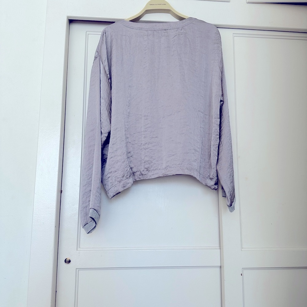 Zara Women's Light Gray Blouse